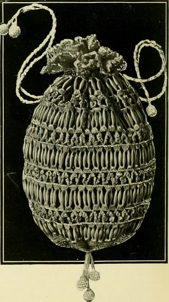 An illustration from Artamo crochet book ... no. 1-, 1916, leaf 7