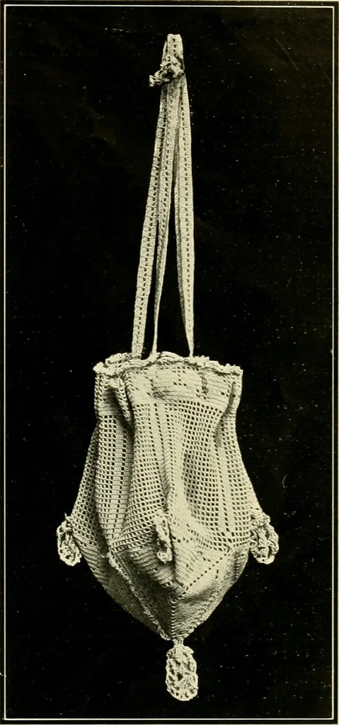 An illustration from Artamo crochet book ... no. 1-, 1916, leaf 8