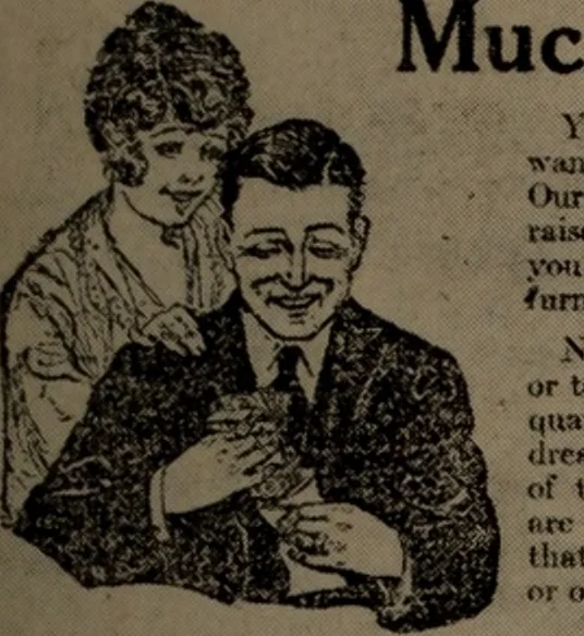 An illustration from The art appeal in display advertising, 1921, leaf 136