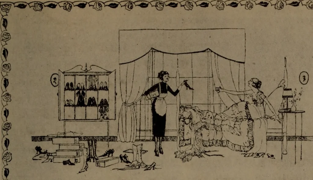 An illustration from The art appeal in display advertising, 1921, leaf 330