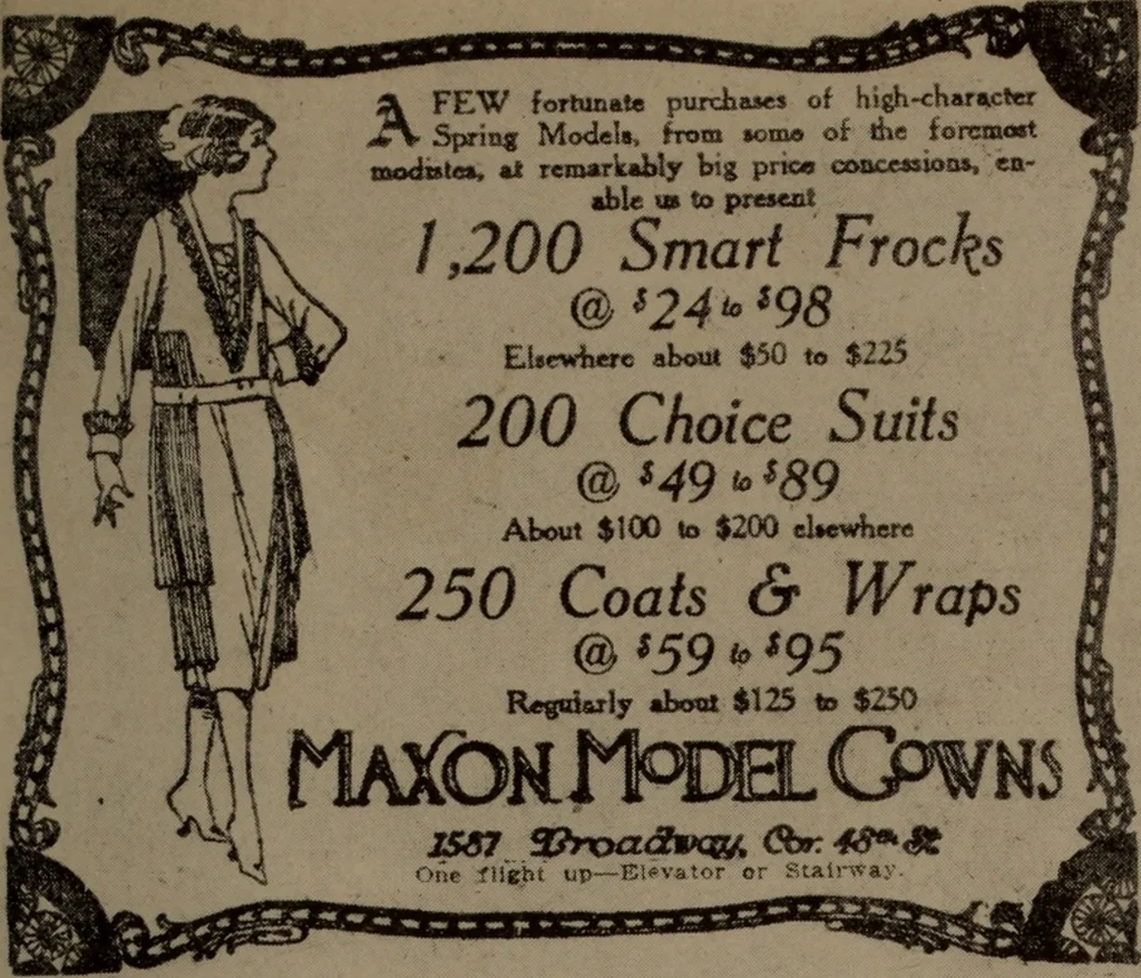 An illustration from The art appeal in display advertising, 1921, leaf 332