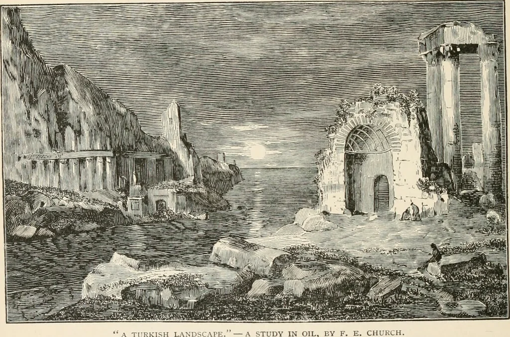 An illustration from Art and artists in Connecticut, 1879, leaf 159
