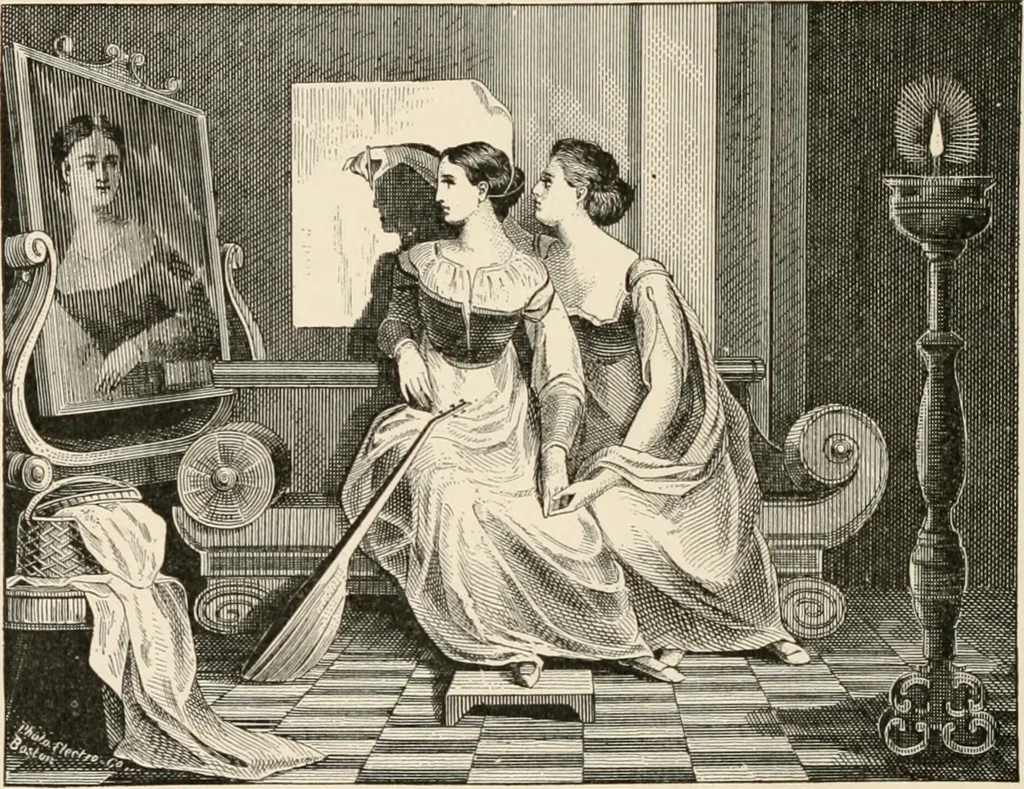 An illustration from Art and artists in Connecticut, 1879, leaf 77