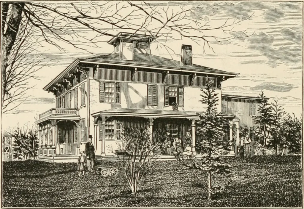 An illustration from Art and artists in Connecticut, 1879, leaf 95