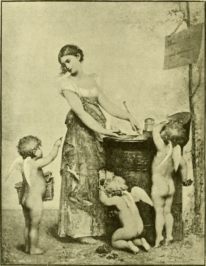An illustration from Art and artists of our time, 1888, leaf 115