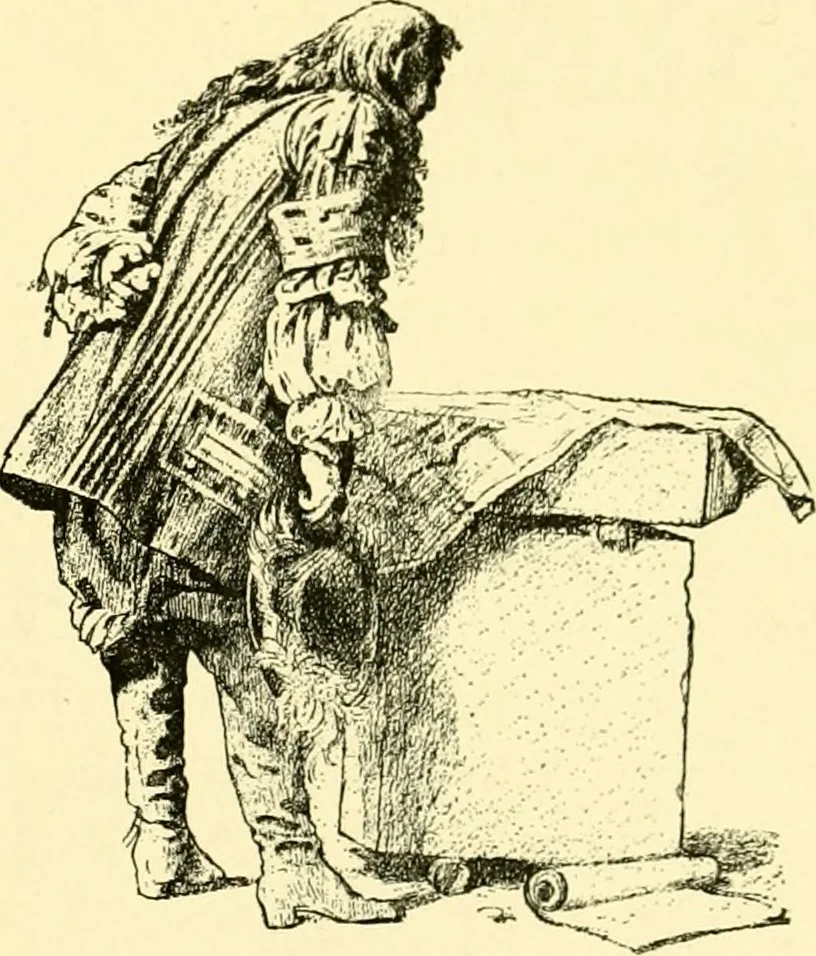 An illustration from Art and artists of our time, 1888, leaf 154