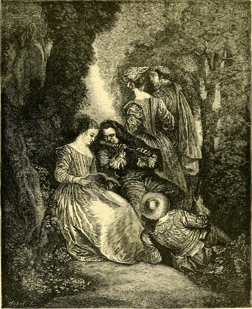 An illustration from Art and artists of our time, 1888, leaf 18