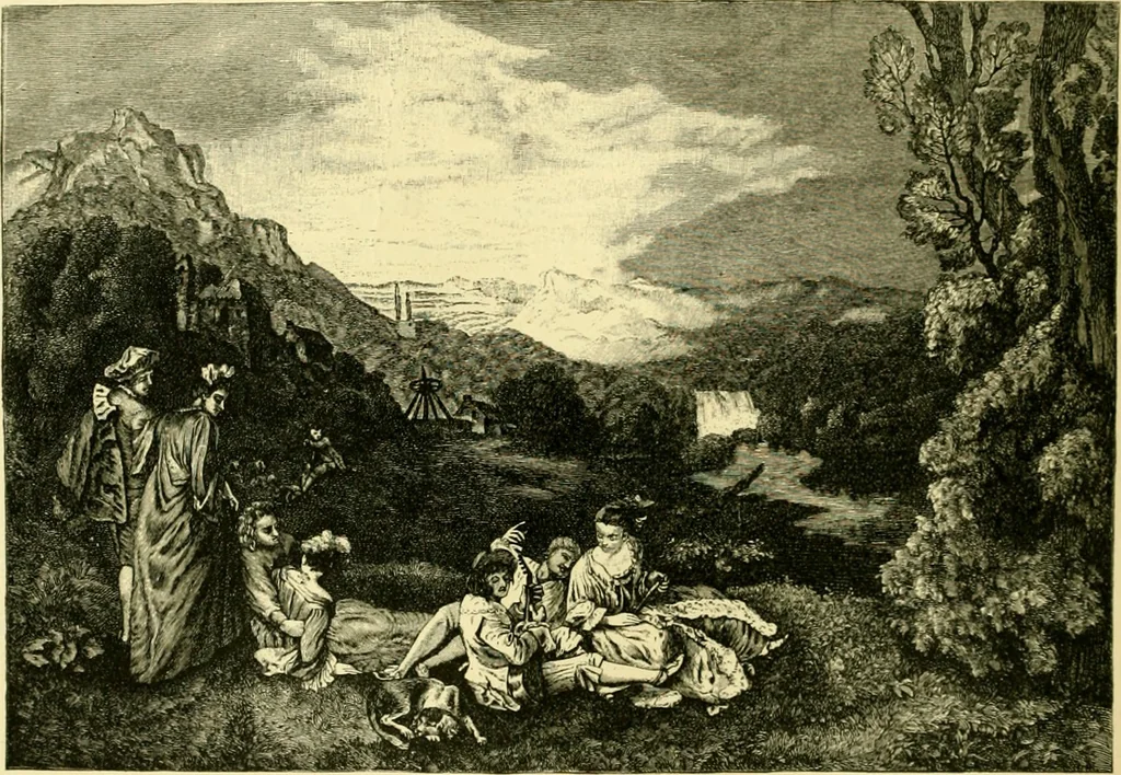 An illustration from Art and artists of our time, 1888, leaf 21