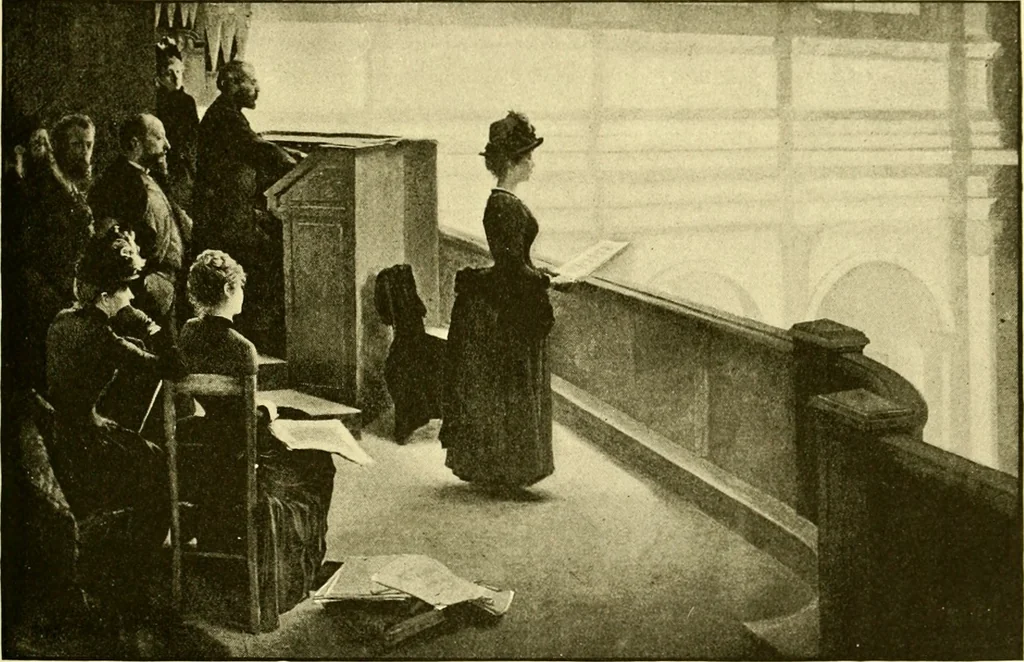 An illustration from Art and artists of our time, 1888, leaf 306
