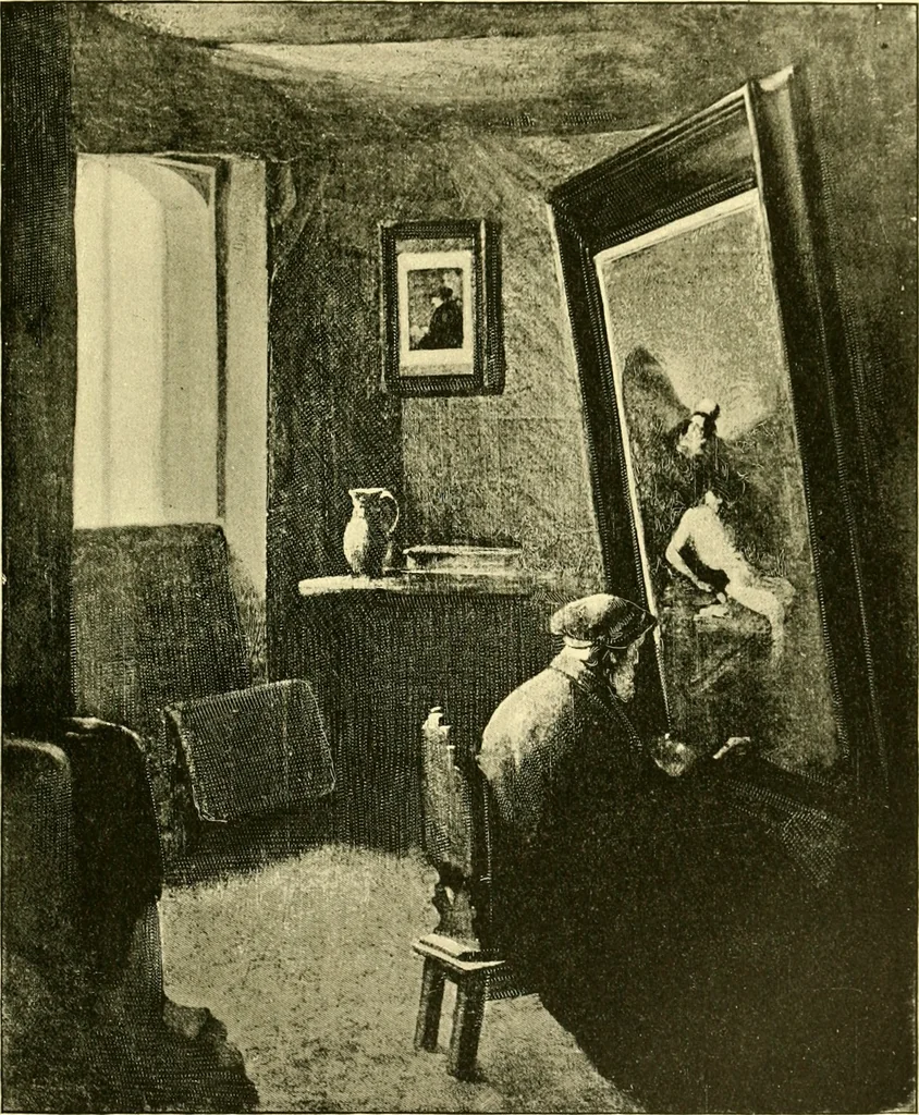 An illustration from Art and artists of our time, 1888, leaf 372