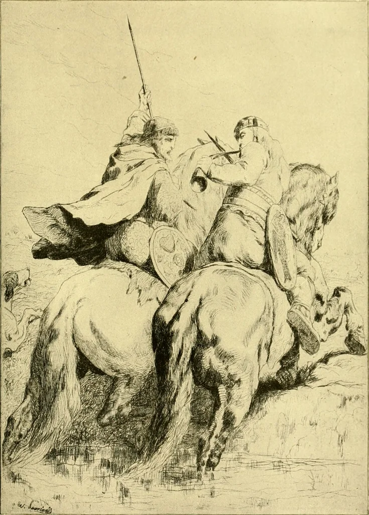 An illustration from Art and artists of our time, 1888, leaf 486
