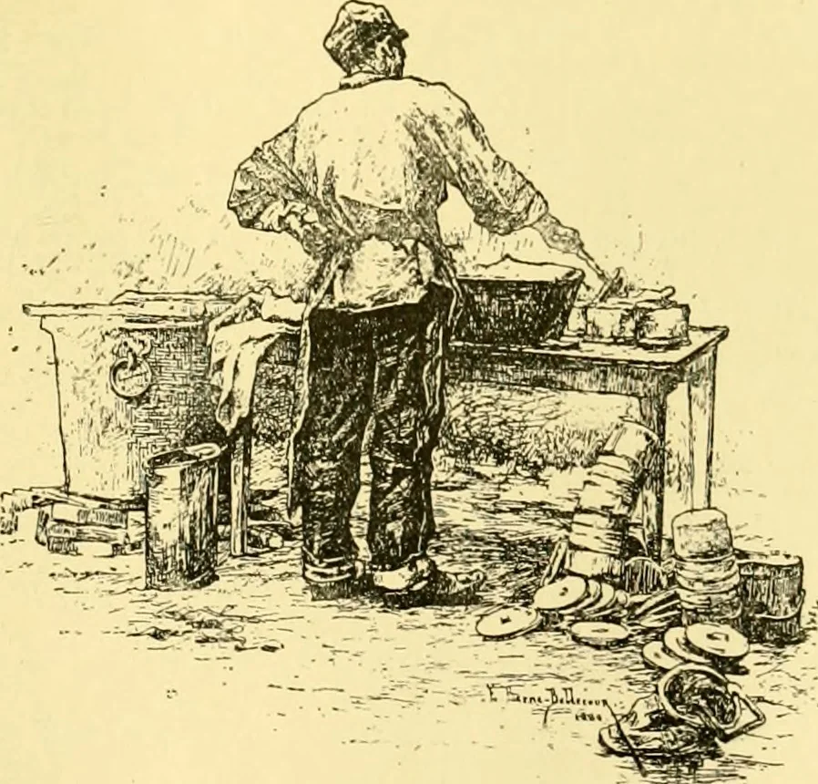 An illustration from Art and artists of our time, 1888, leaf 490