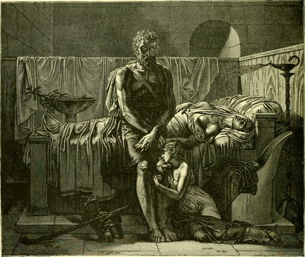 An illustration from Art and artists of our time, 1888, leaf 55