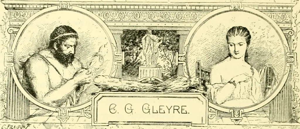 An illustration from Art and artists of our time, 1888, leaf 97