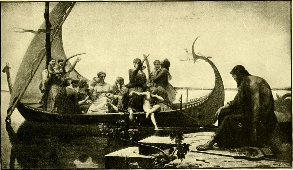 An illustration from Art and artists of our time, 1888, leaf 98