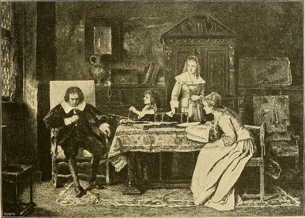 An illustration from Art and artists of our time, 1888, leaf 142