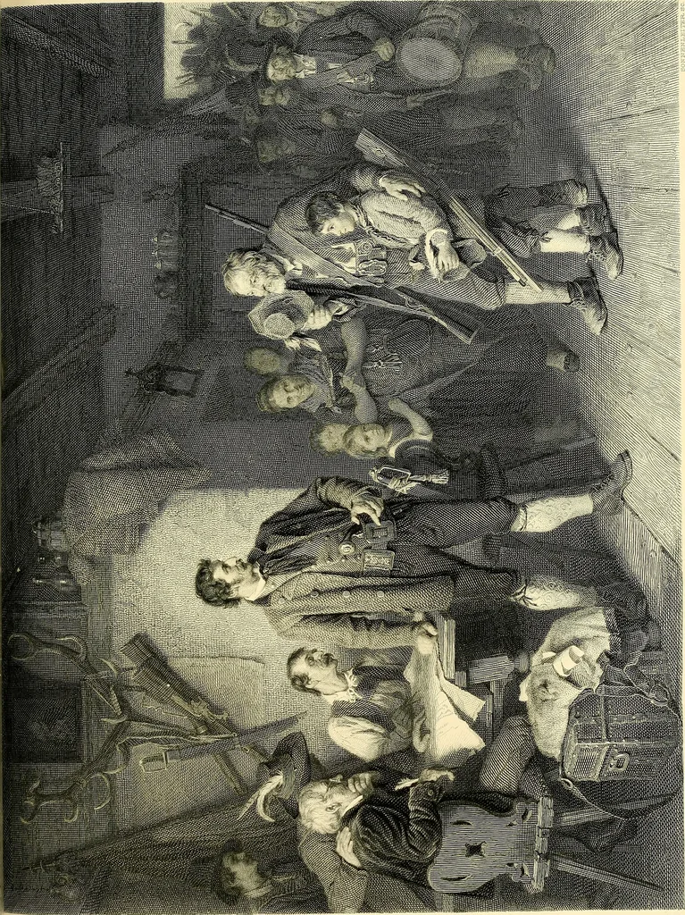 An illustration from Art and artists of our time, 1888, leaf 198