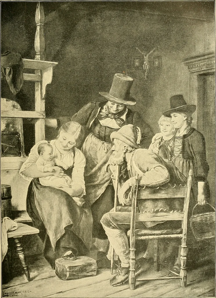 An illustration from Art and artists of our time, 1888, leaf 204