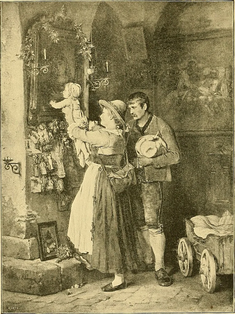 An illustration from Art and artists of our time, 1888, leaf 209