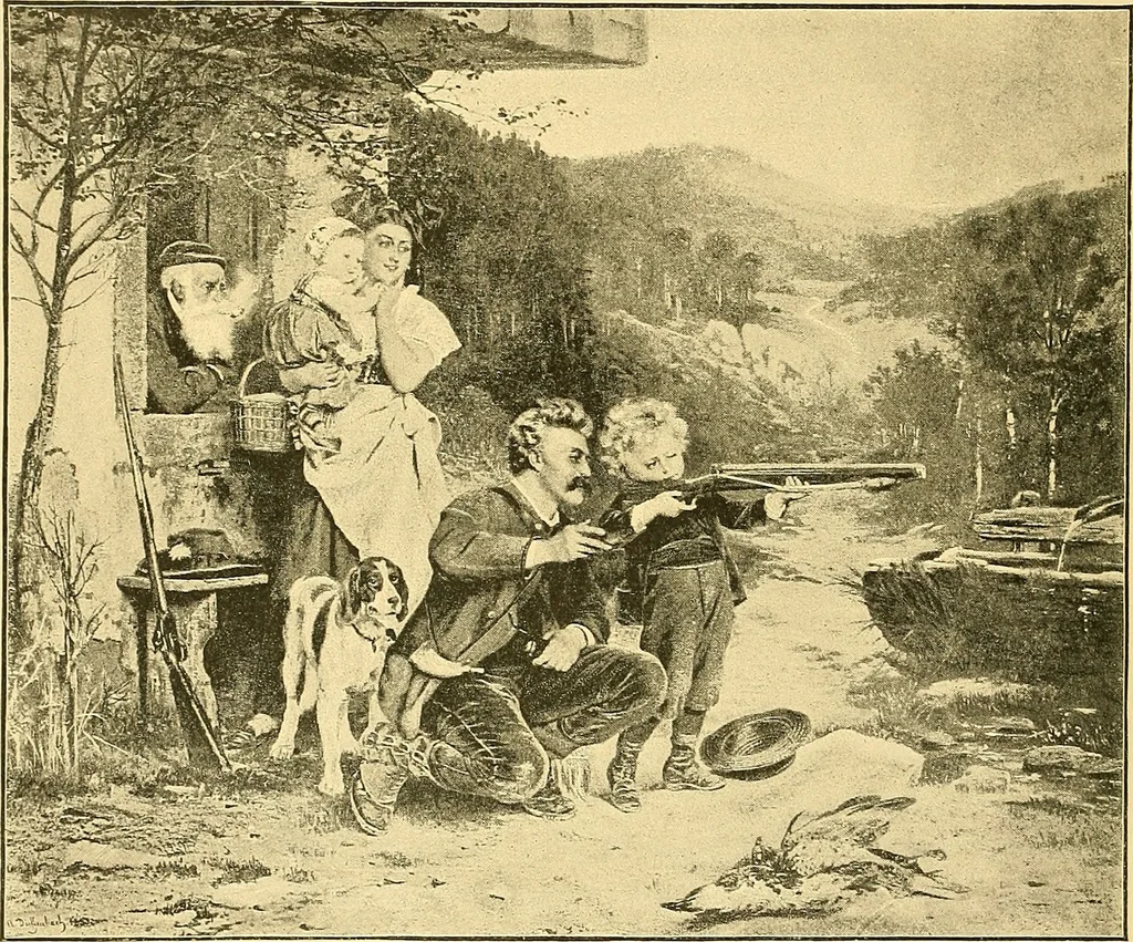 An illustration from Art and artists of our time, 1888, leaf 215