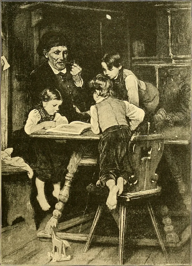 An illustration from Art and artists of our time, 1888, leaf 234