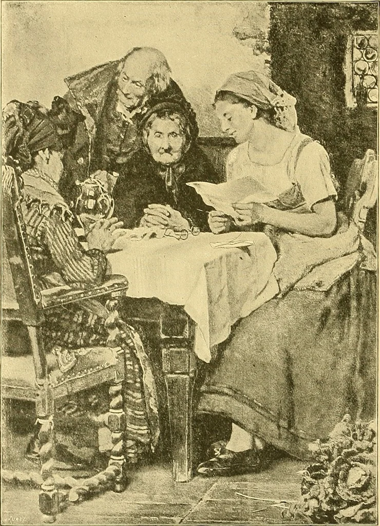 An illustration from Art and artists of our time, 1888, leaf 345
