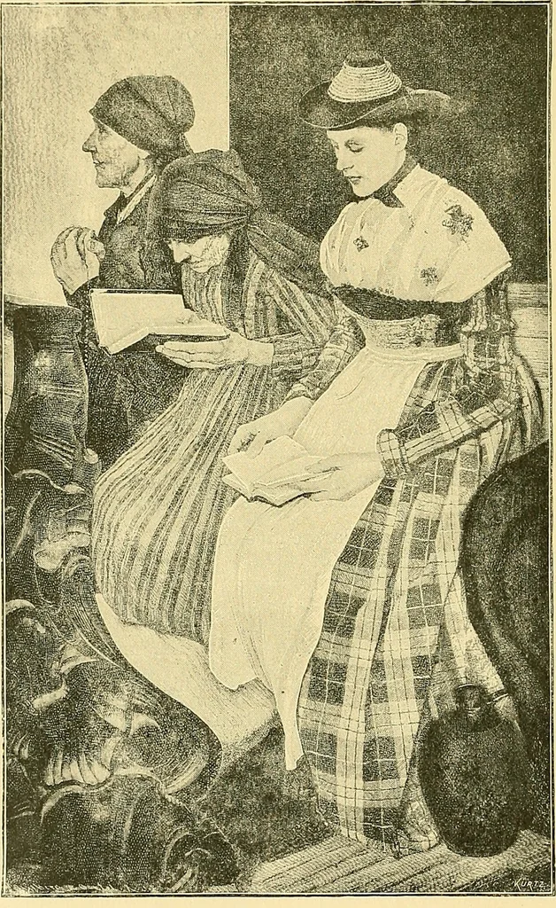 An illustration from Art and artists of our time, 1888, leaf 353