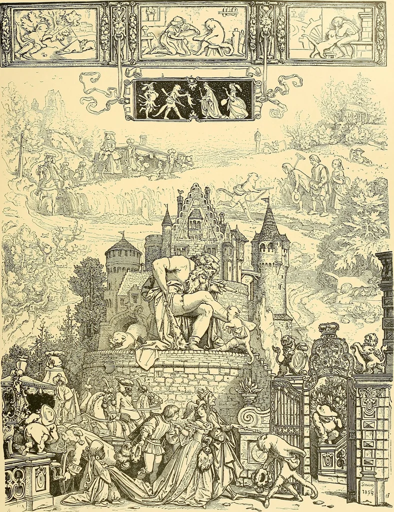 An illustration from Art and artists of our time, 1888, leaf 44