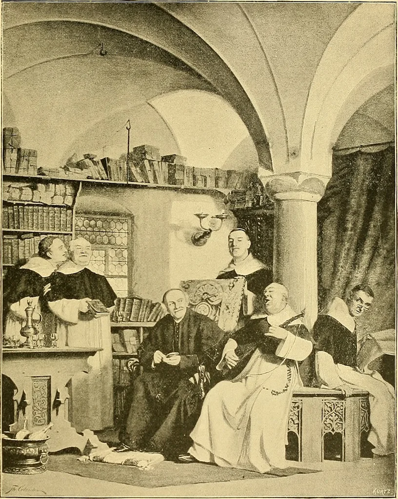 An illustration from Art and artists of our time, 1888, leaf 490