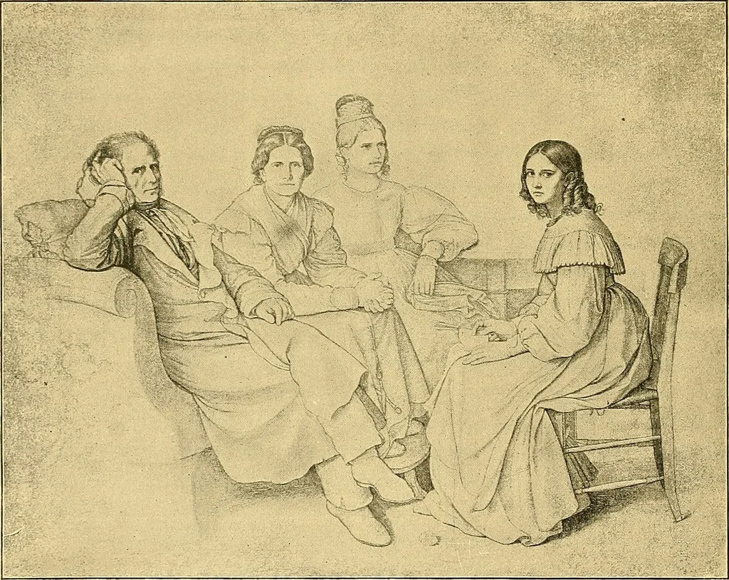 An illustration from Art and artists of our time, 1888, leaf 59