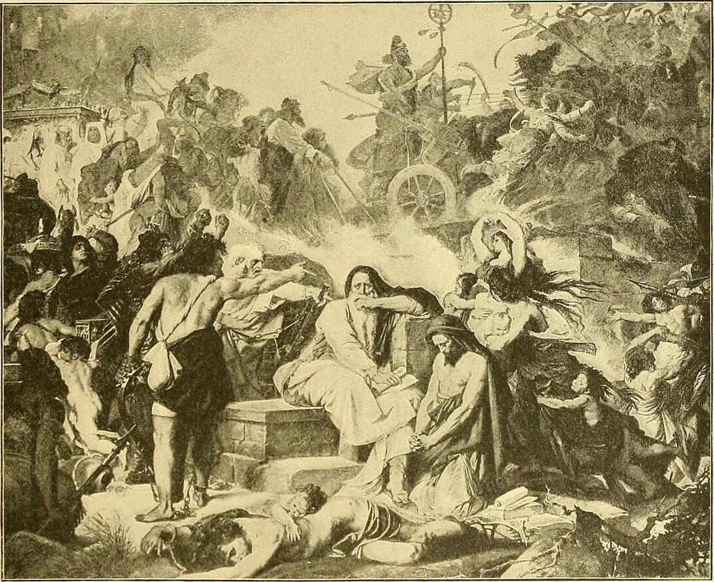 An illustration from Art and artists of our time, 1888, leaf 70