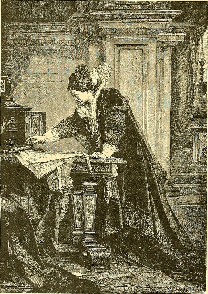 An illustration from Art and artists of our time, 1888, leaf 93