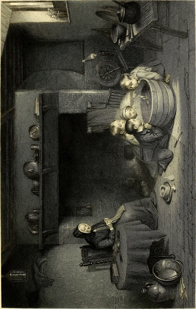 An illustration from Art and artists of our time, 1888, leaf 108