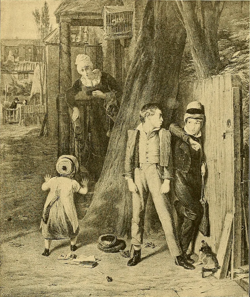 An illustration from Art and artists of our time, 1888, leaf 110