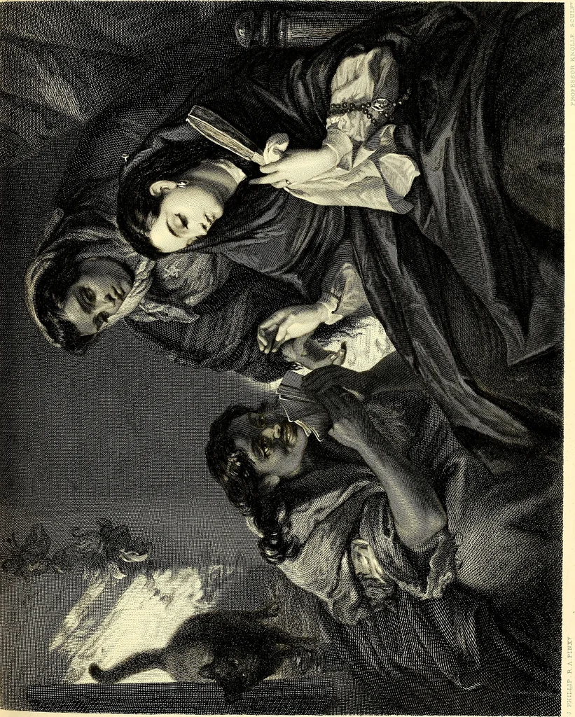 An illustration from Art and artists of our time, 1888, leaf 144