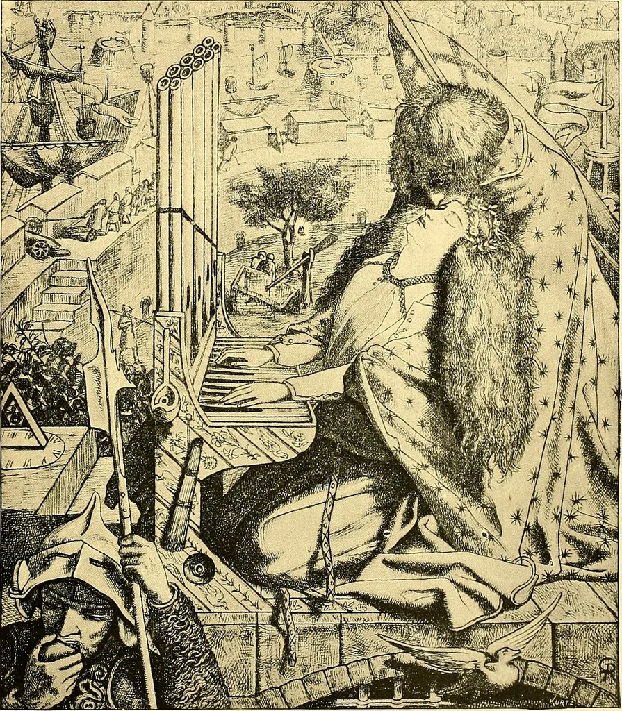 An illustration from Art and artists of our time, 1888, leaf 218