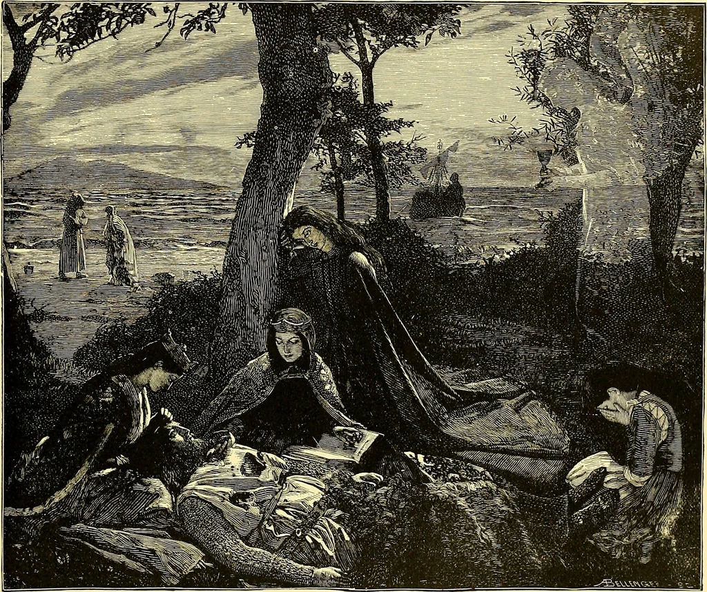 An illustration from Art and artists of our time, 1888, leaf 222