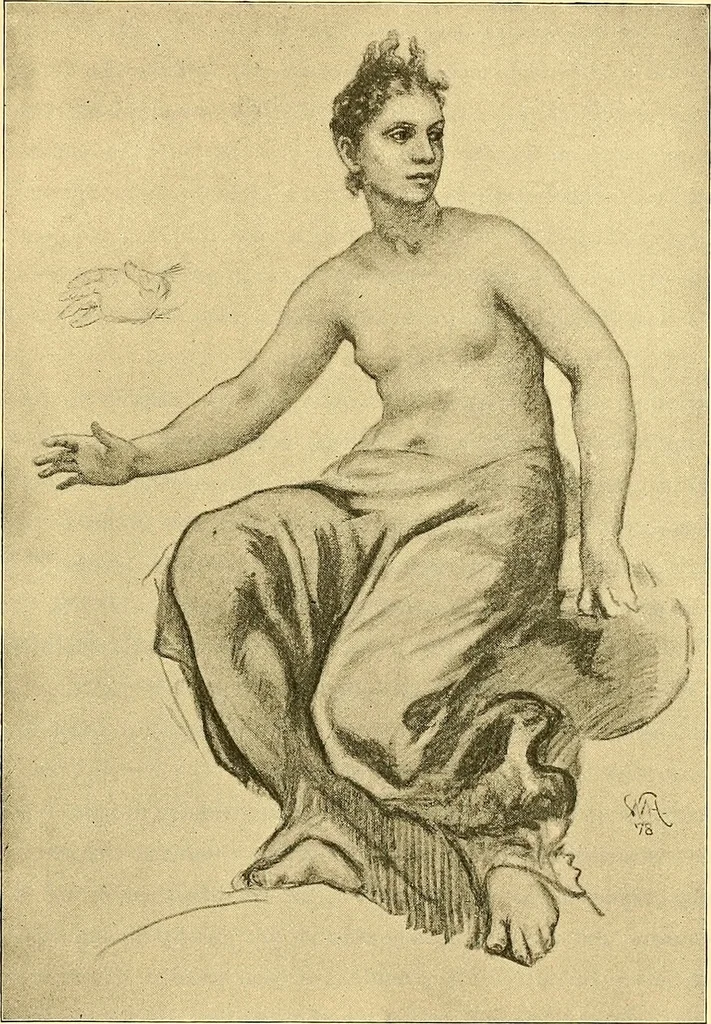 An illustration from Art and artists of our time, 1888, leaf 304