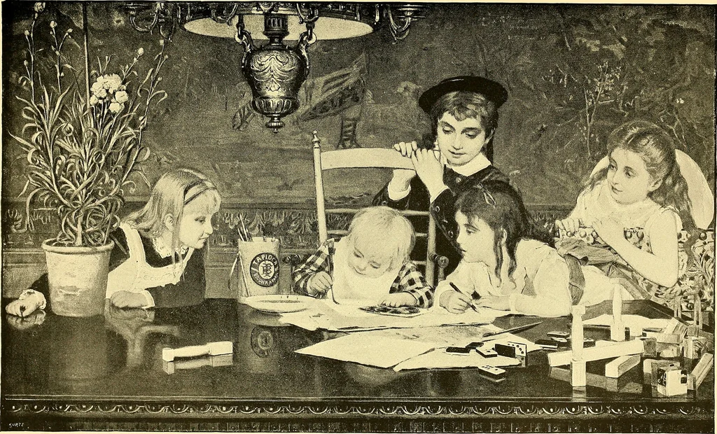 An illustration from Art and artists of our time, 1888, leaf 440