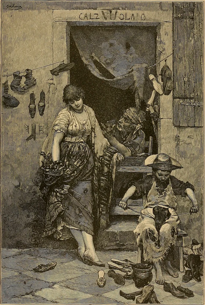 An illustration from Art and artists of our time, 1888, leaf 232