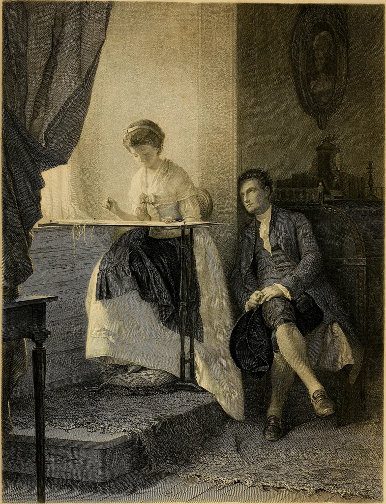 An illustration from Art and artists of our time, 1888, leaf 52
