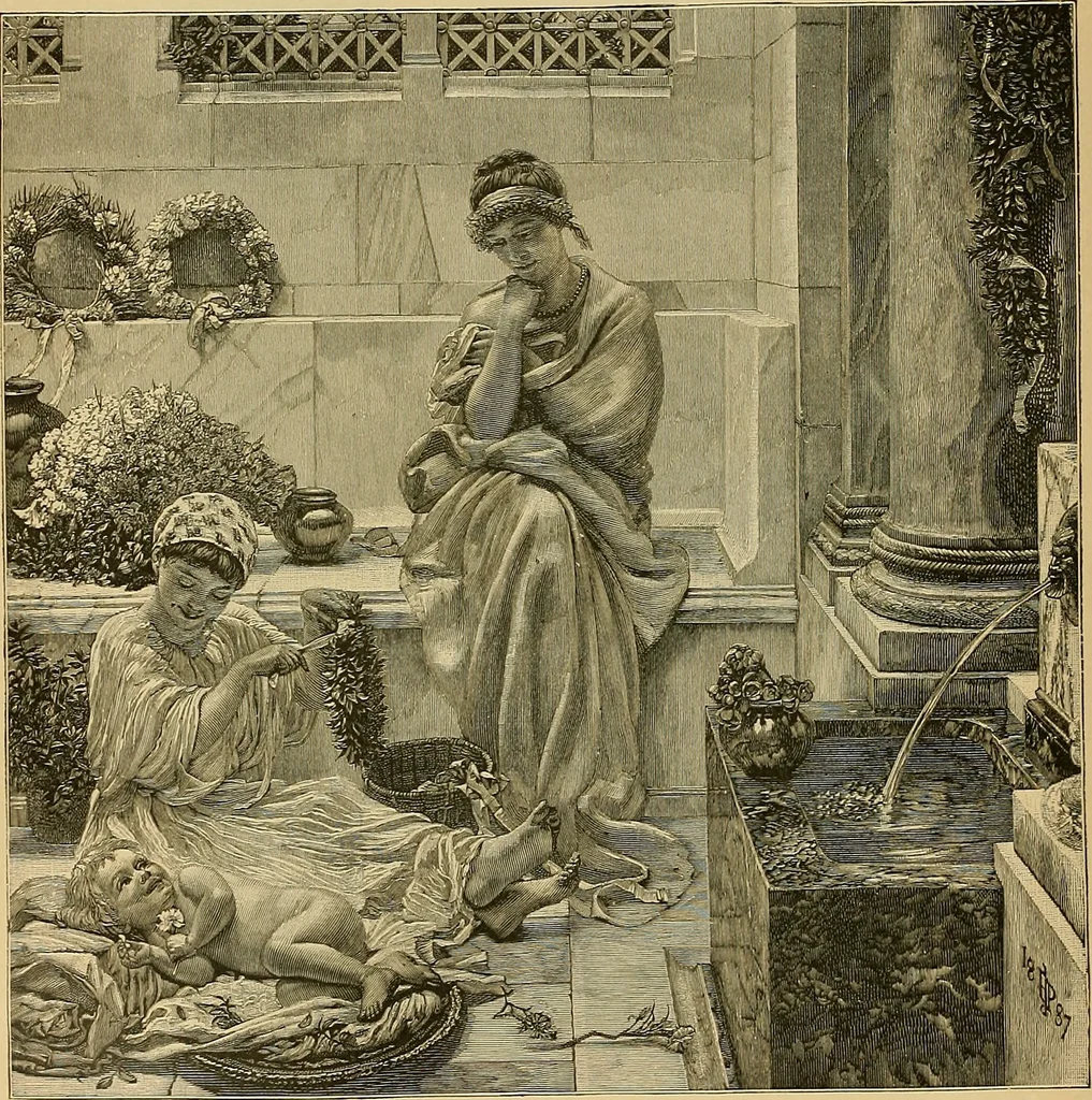 An illustration from Art and artists of our time, 1888, leaf 121