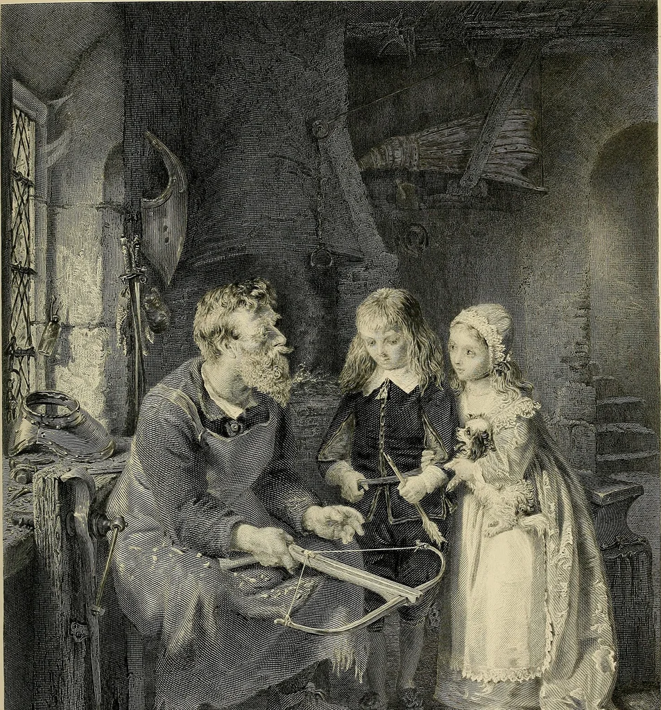 An illustration from Art and artists of our time, 1888, leaf 204