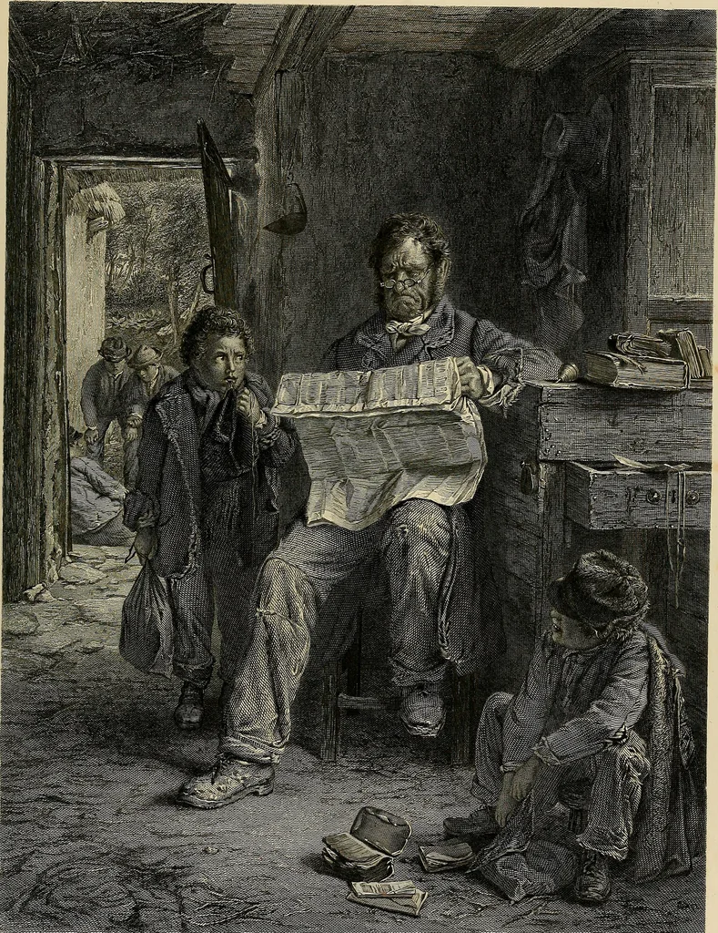 An illustration from Art and artists of our time, 1888, leaf 234