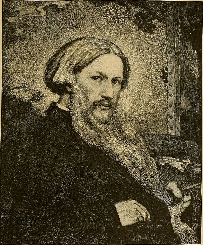 An illustration from Art and artists of our time, 1888, leaf 258