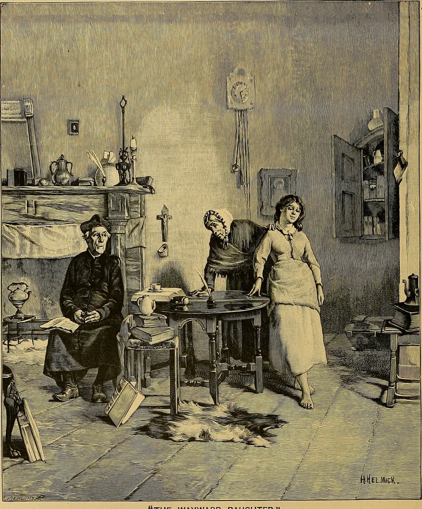 An illustration from Art and artists of our time, 1888, leaf 123