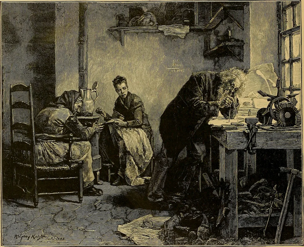 An illustration from Art and artists of our time, 1888, leaf 137