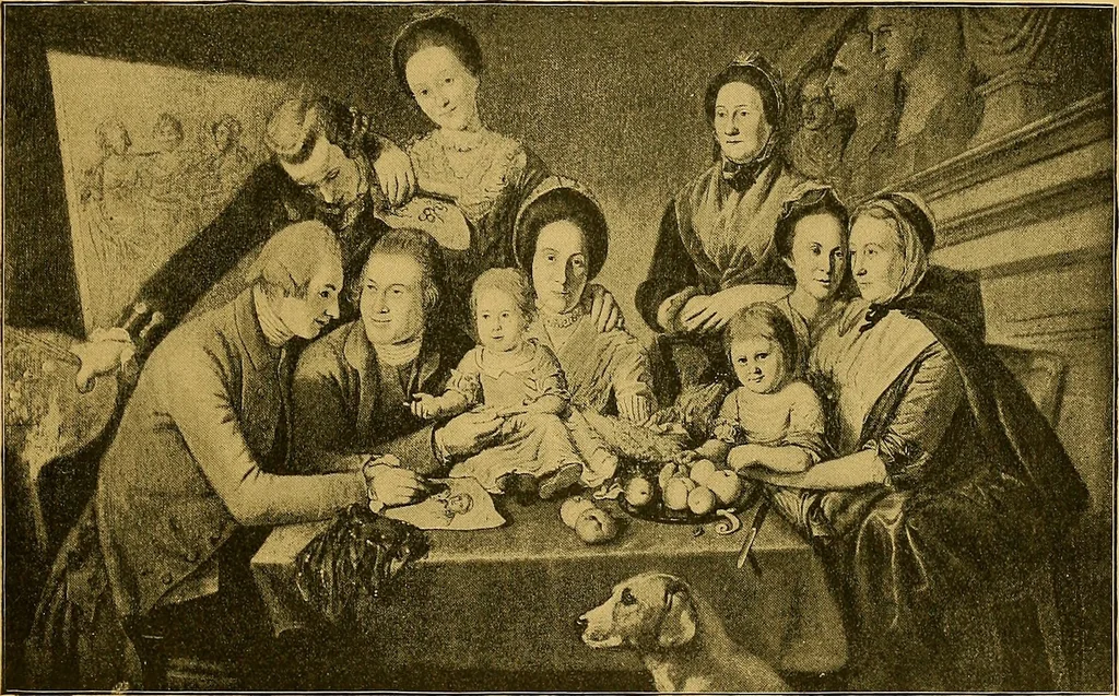 An illustration from Art and artists of our time, 1888, leaf 18