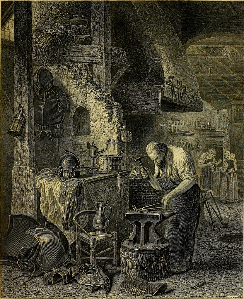 An illustration from Art and artists of our time, 1888, leaf 186