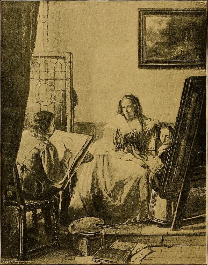 An illustration from Art and artists of our time, 1888, leaf 189